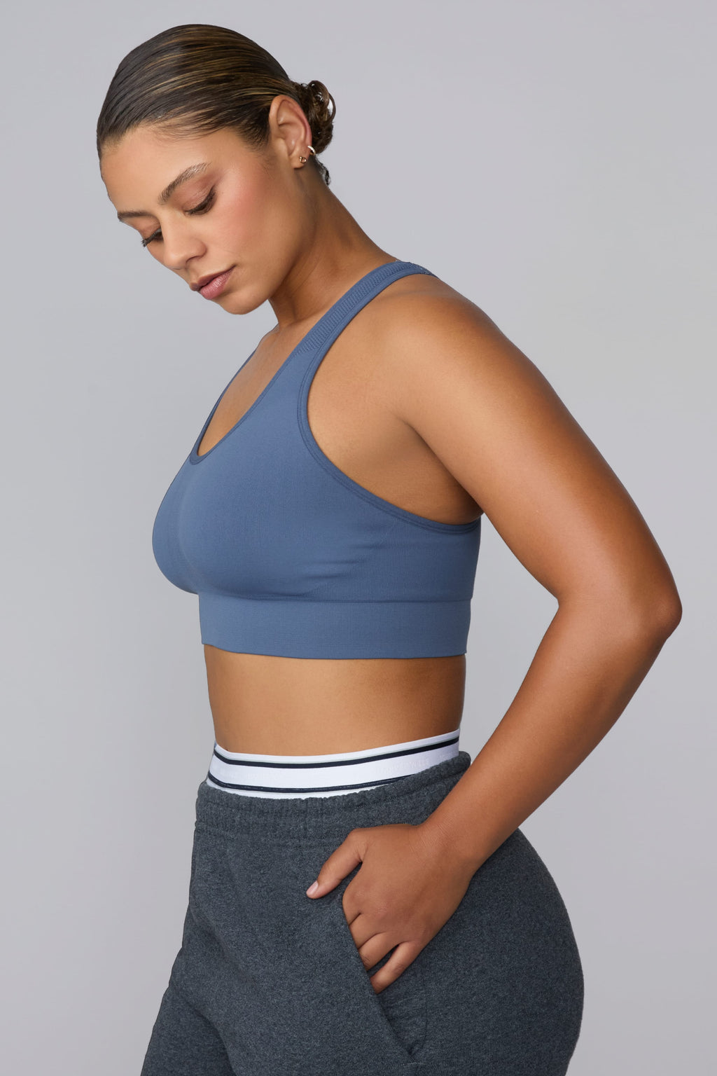 Seamless Racerback Sports Bra - Evernight