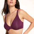 Base Unlined Bra - Eggplant