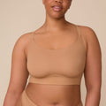 Bliss Racerback Bralette - Tan