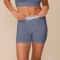 Cloud Cotton Retro Boxer Brief - Slate
