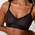 ComfortMesh™ Triangle Bralette - Black