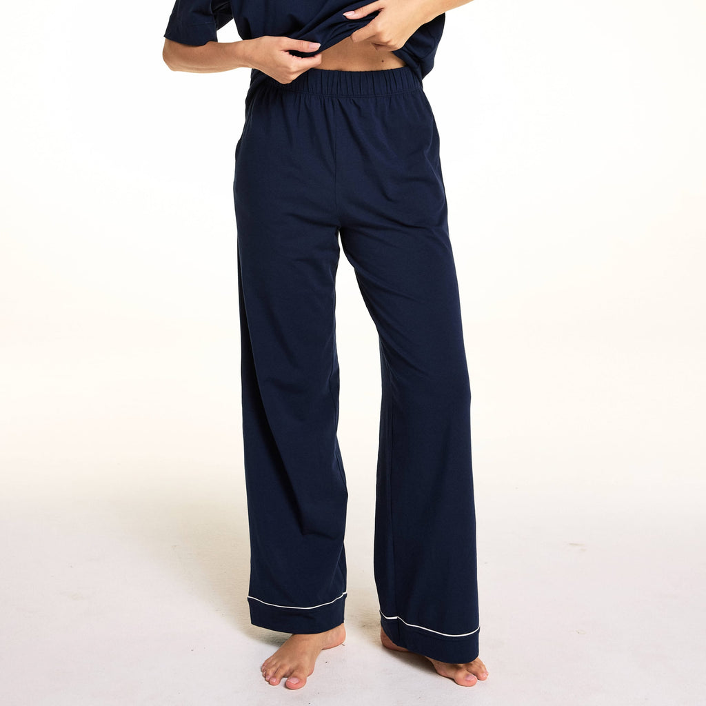 Perfect Pima Pajama Pants - Navy