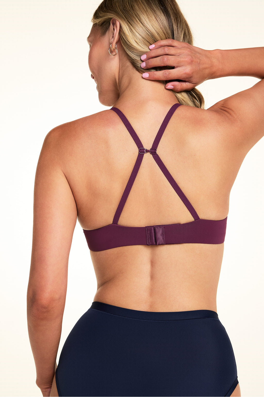 Base T-Shirt Bra - Eggplant
