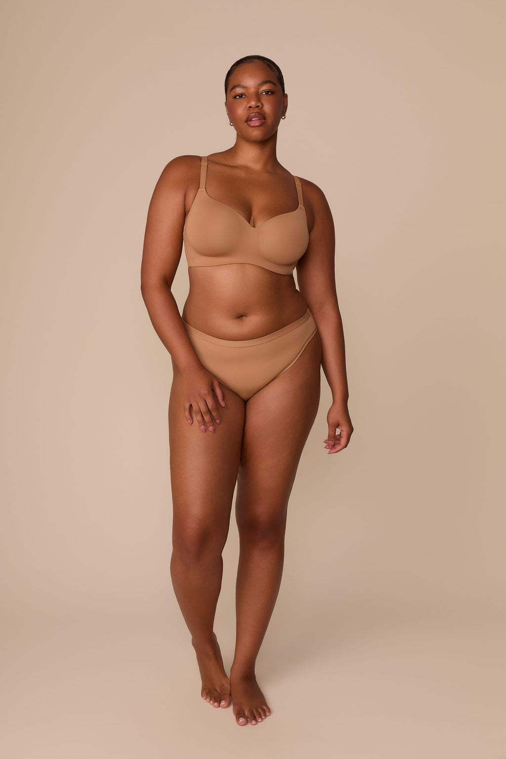 Base Wirefree T-Shirt Bra - Tan