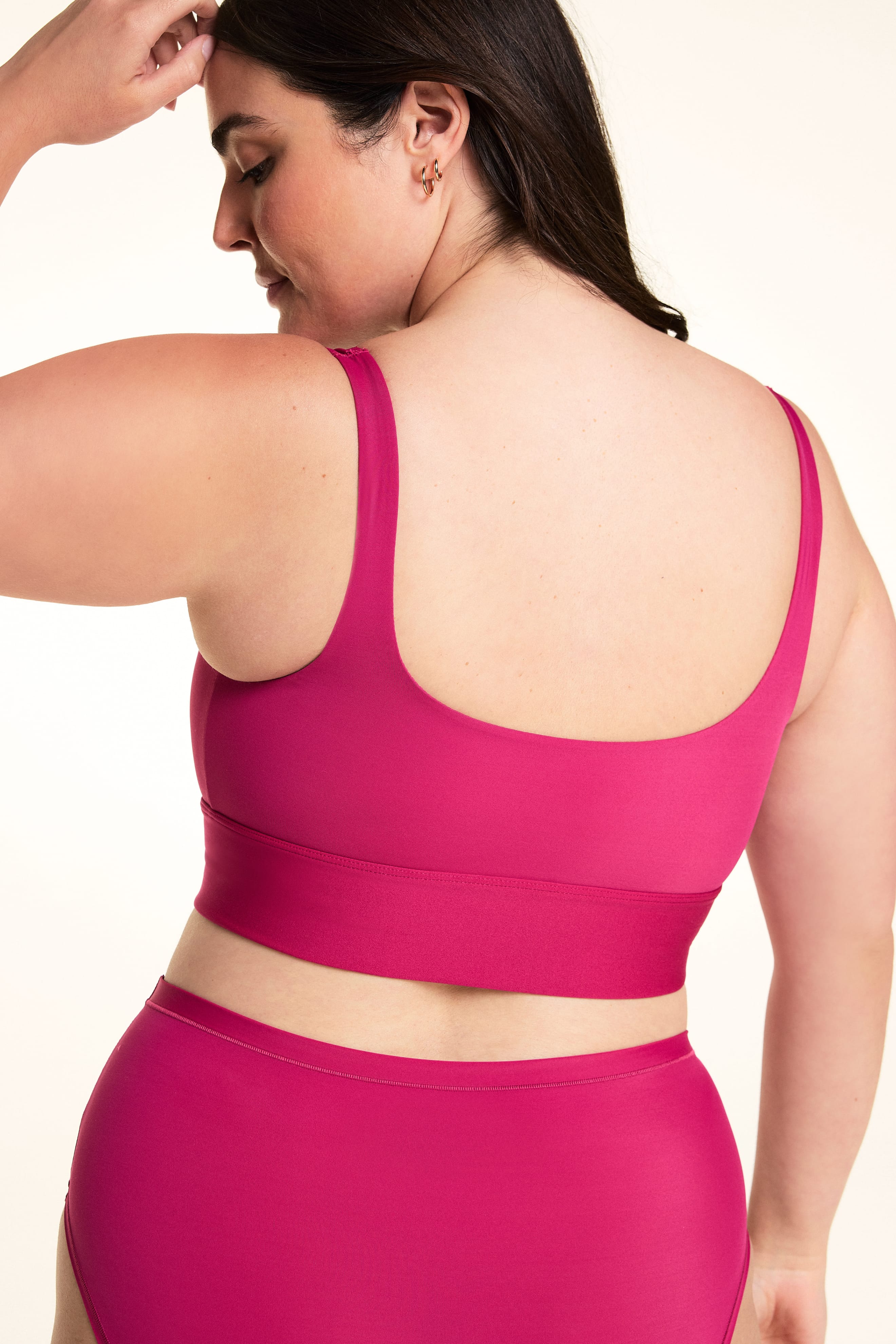 Bliss Square Neck Bralette - Winterberry
