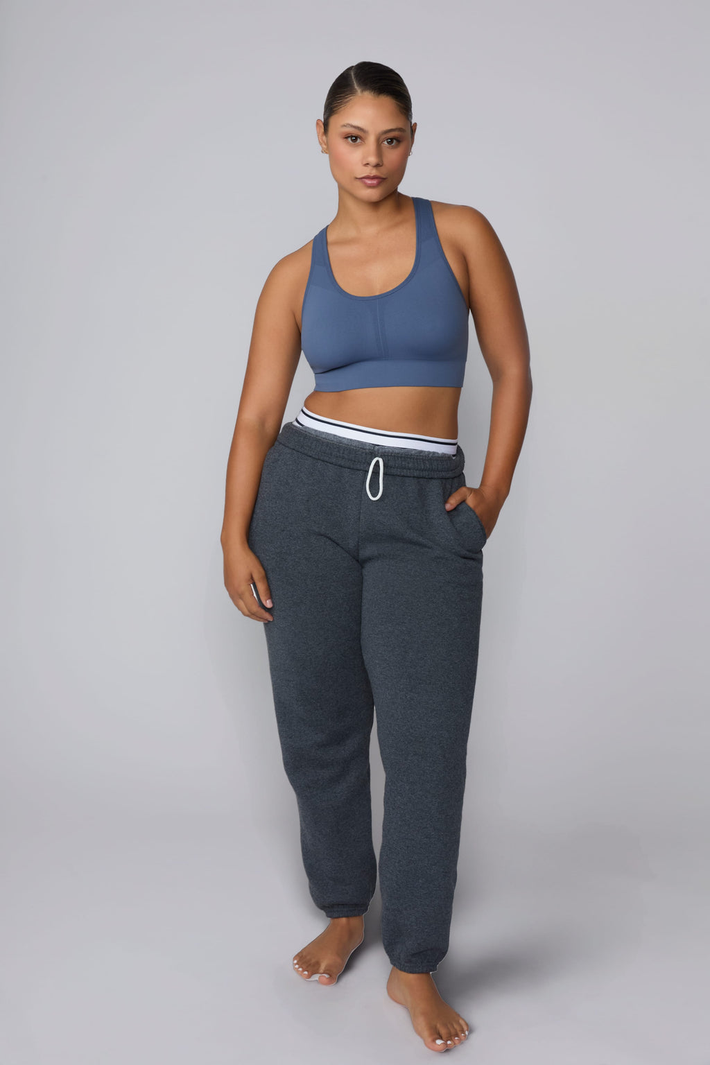Seamless Racerback Sports Bra - Evernight