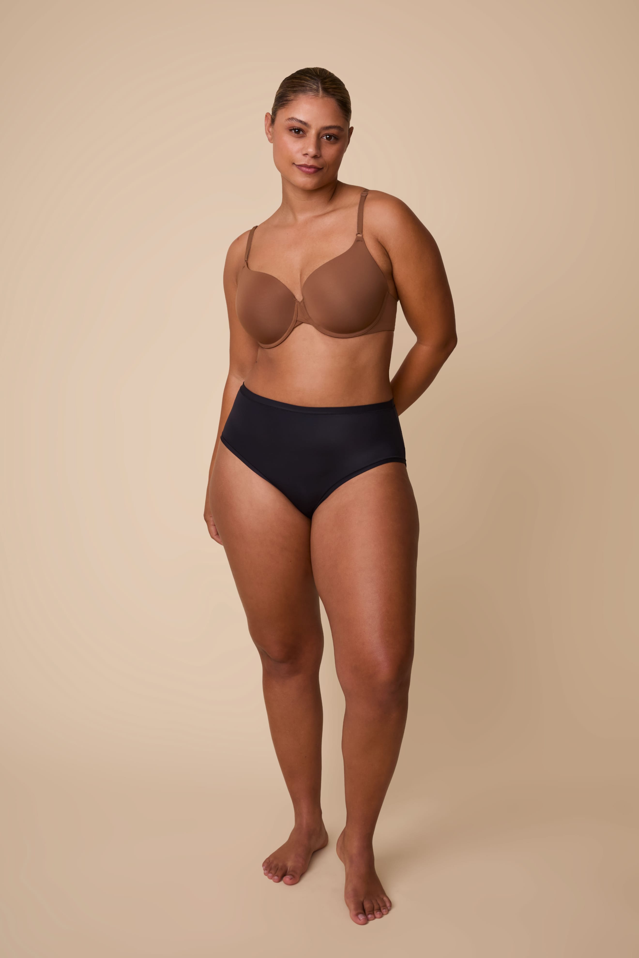Base T-Shirt Bra - Brown