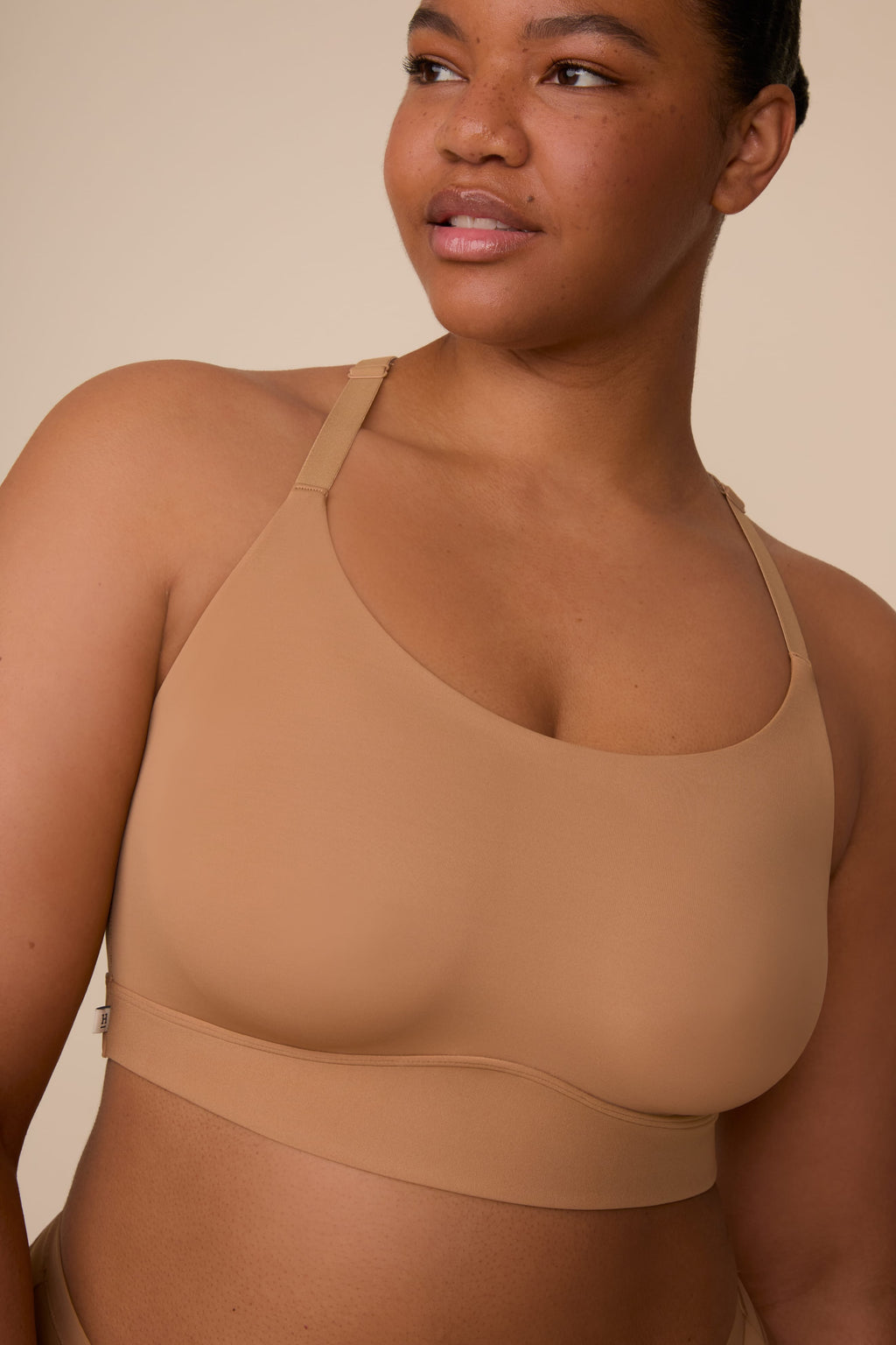 Bliss Racerback Bralette - Tan
