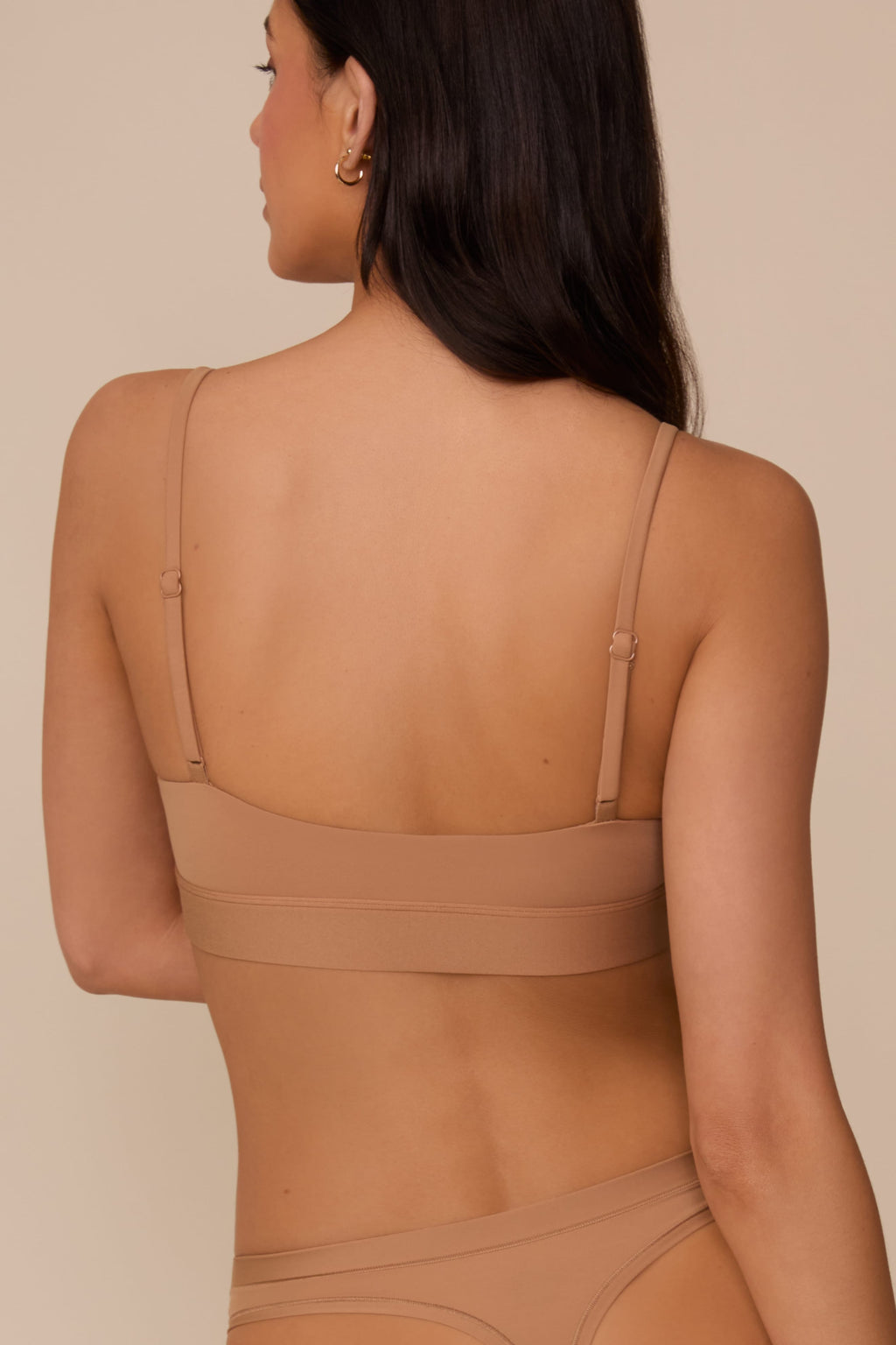 Bliss Scoop Adjustable Bralette - Tan