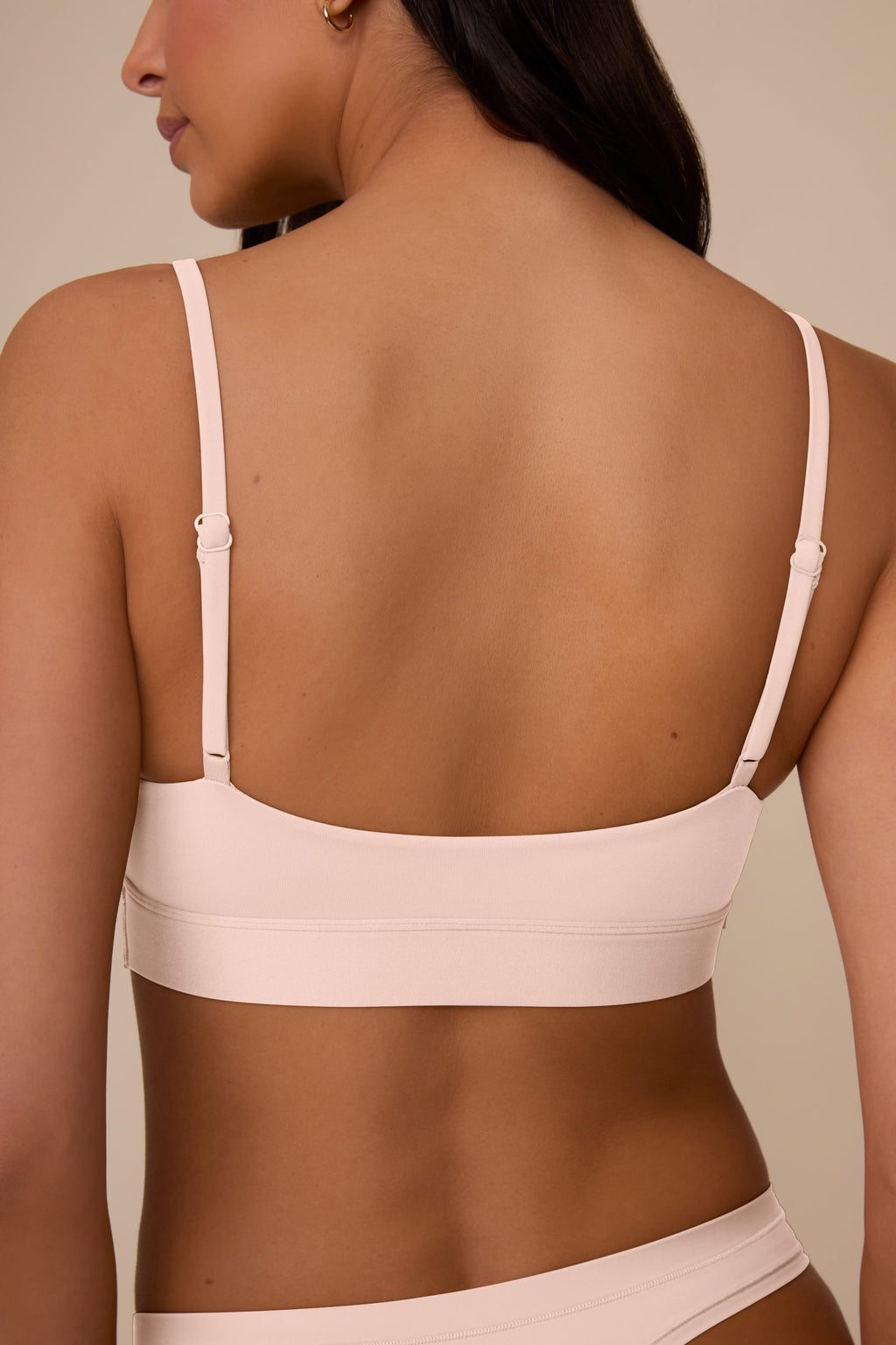 Bliss Scoop Adjustable Bralette - Rose