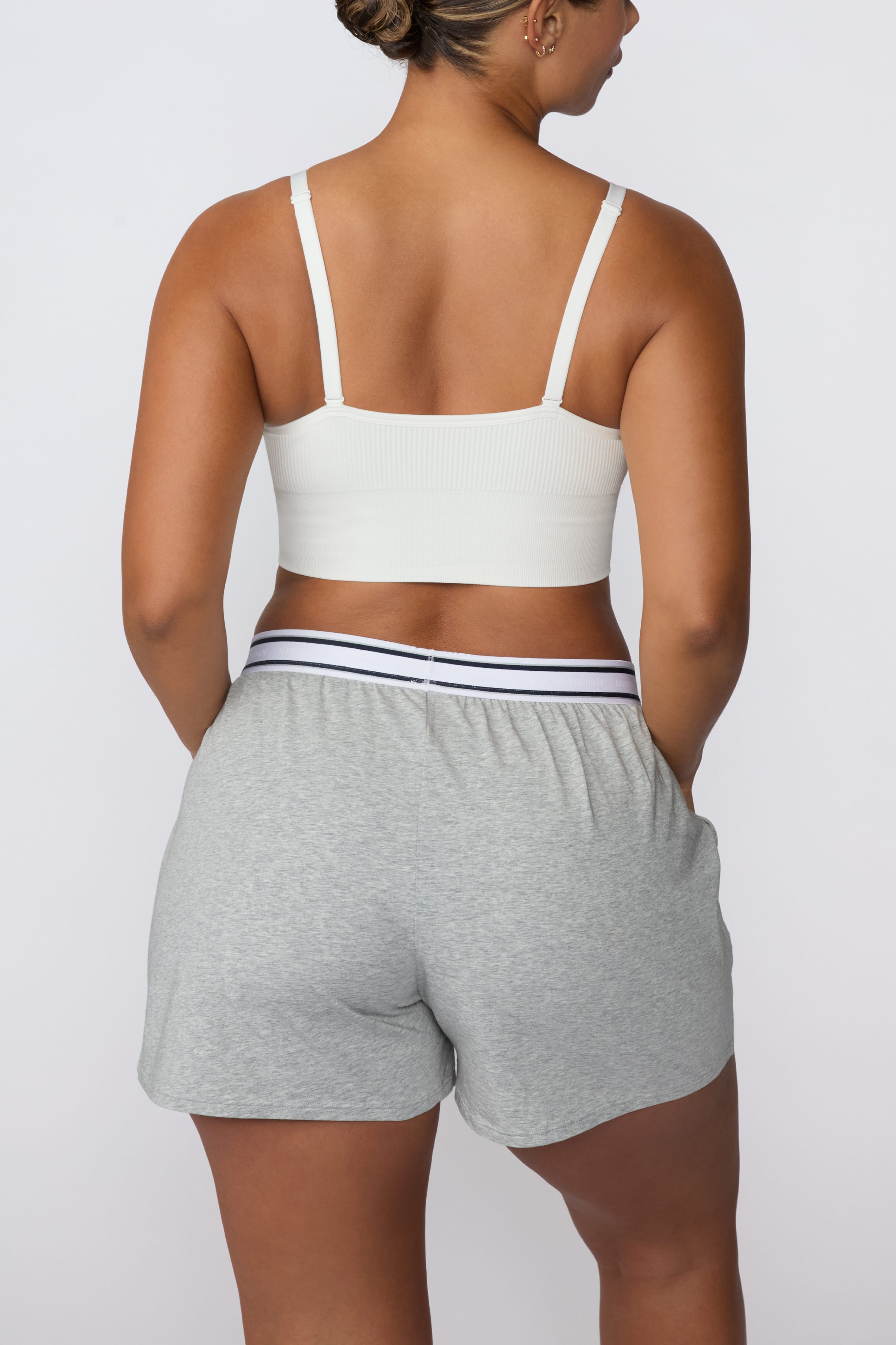 Cloud Cotton Pajama Shorts - Heather Grey