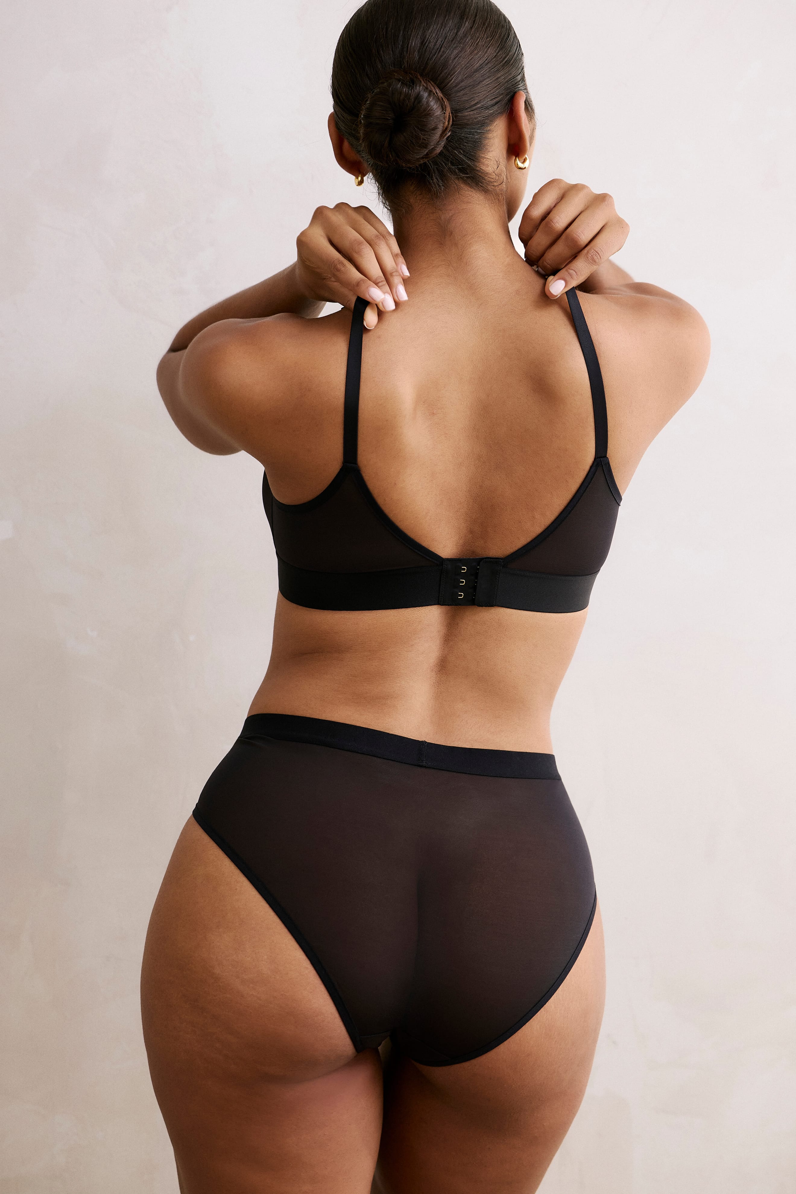 ComfortMesh™ Highwaist Brief - Black