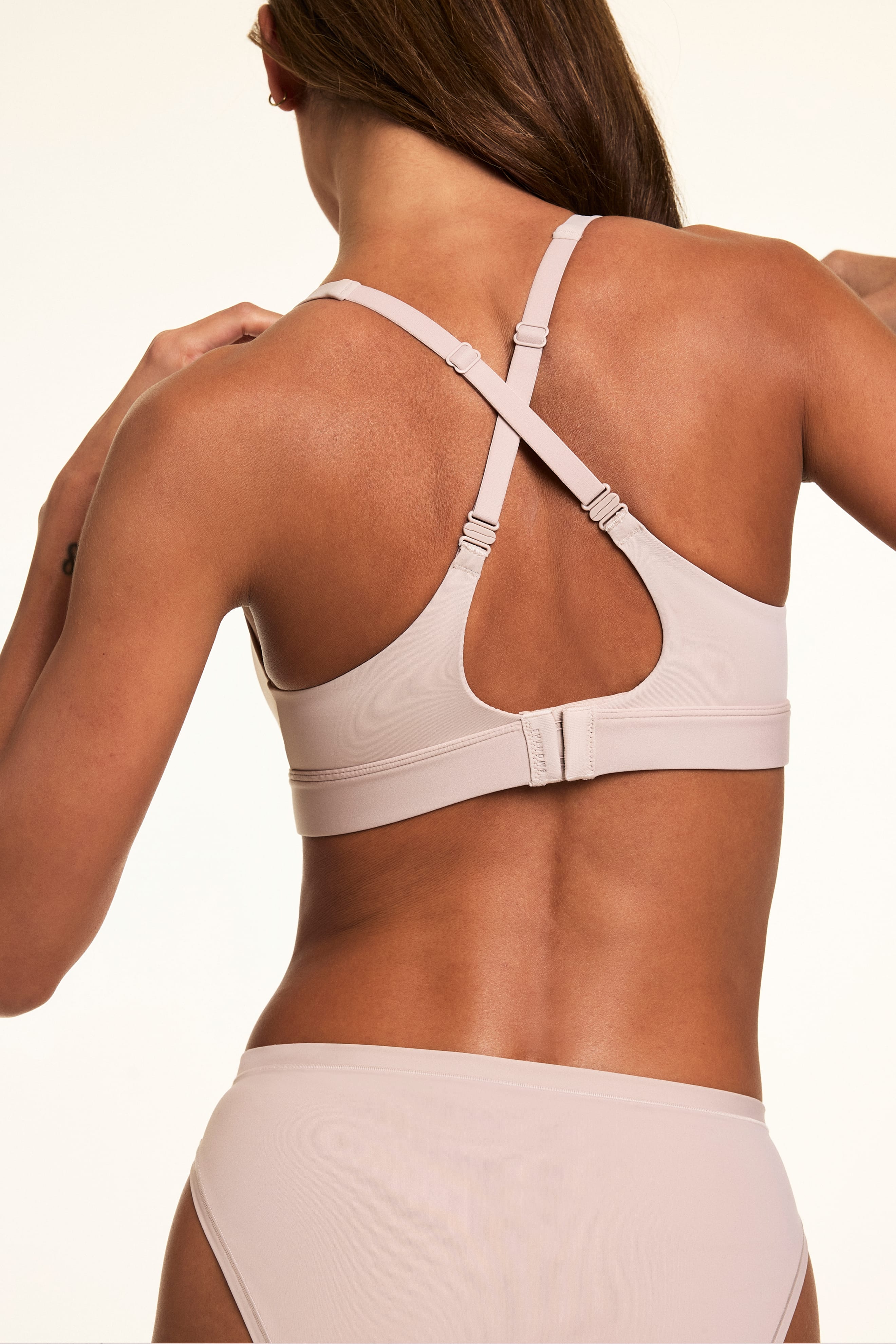 Bliss Plunge Adjustable Bralette - Pebble