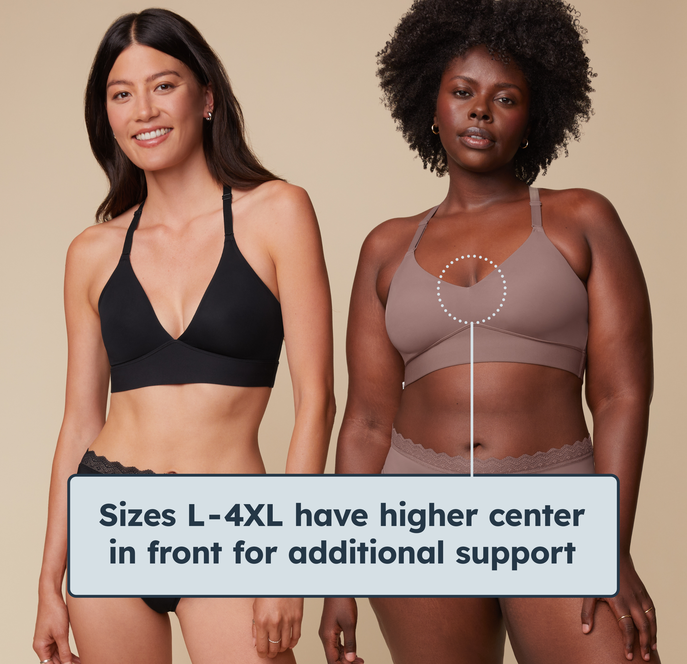 Bliss Lace Halterneck Bralette - Black