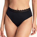 Bliss Lace Highwaist Brief - Black