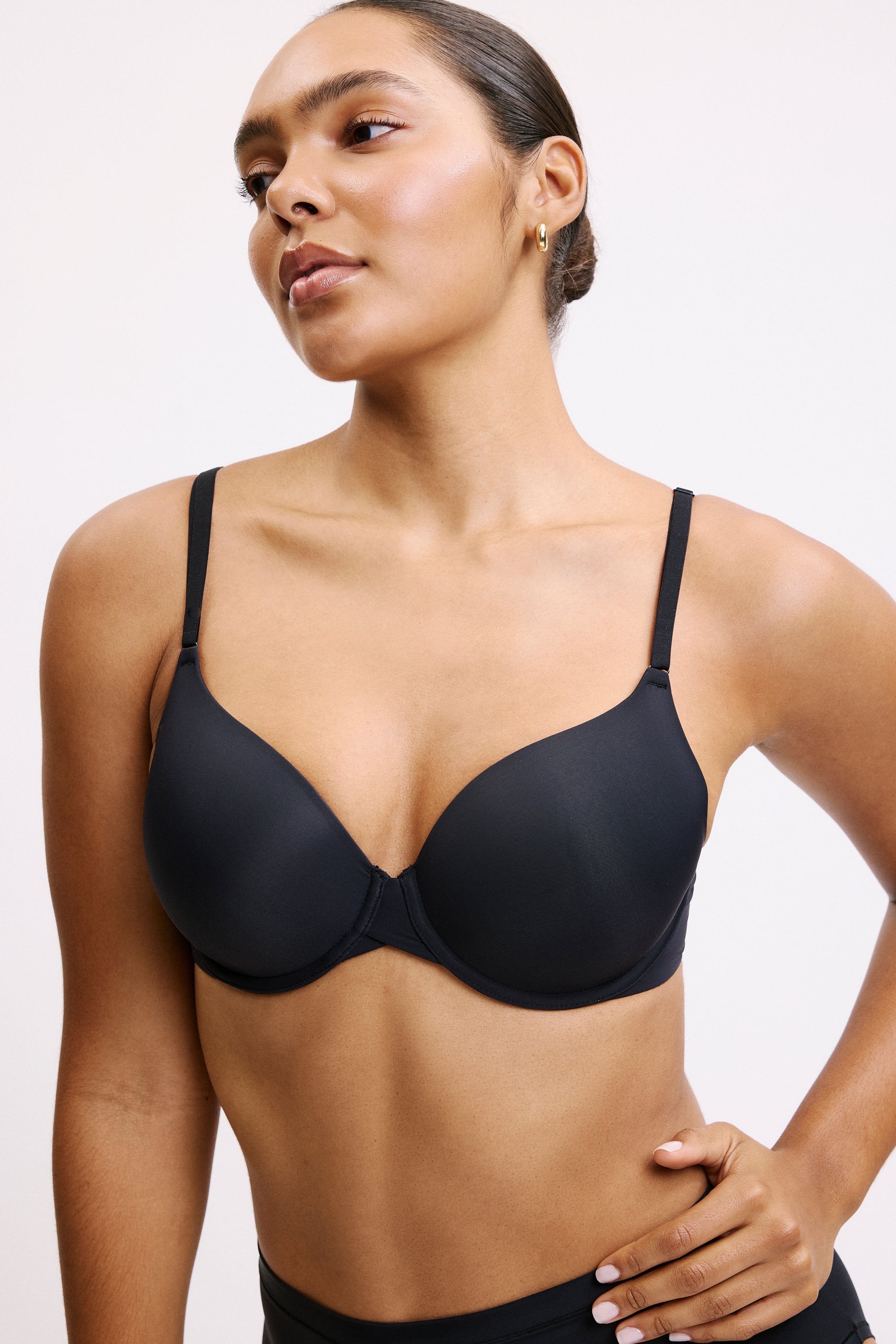 Base T-Shirt Bra - Black