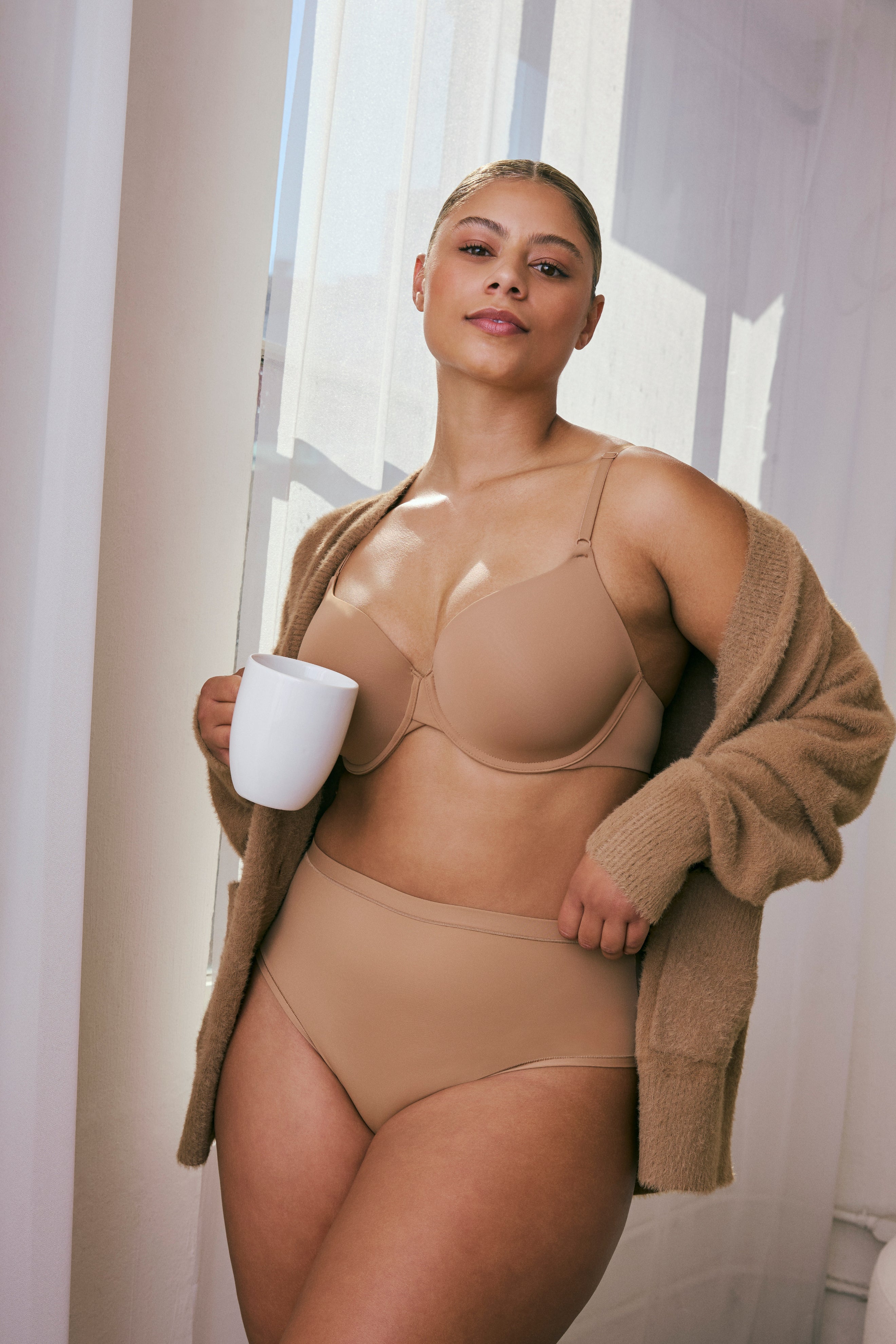 Base T-Shirt Bra - Tan