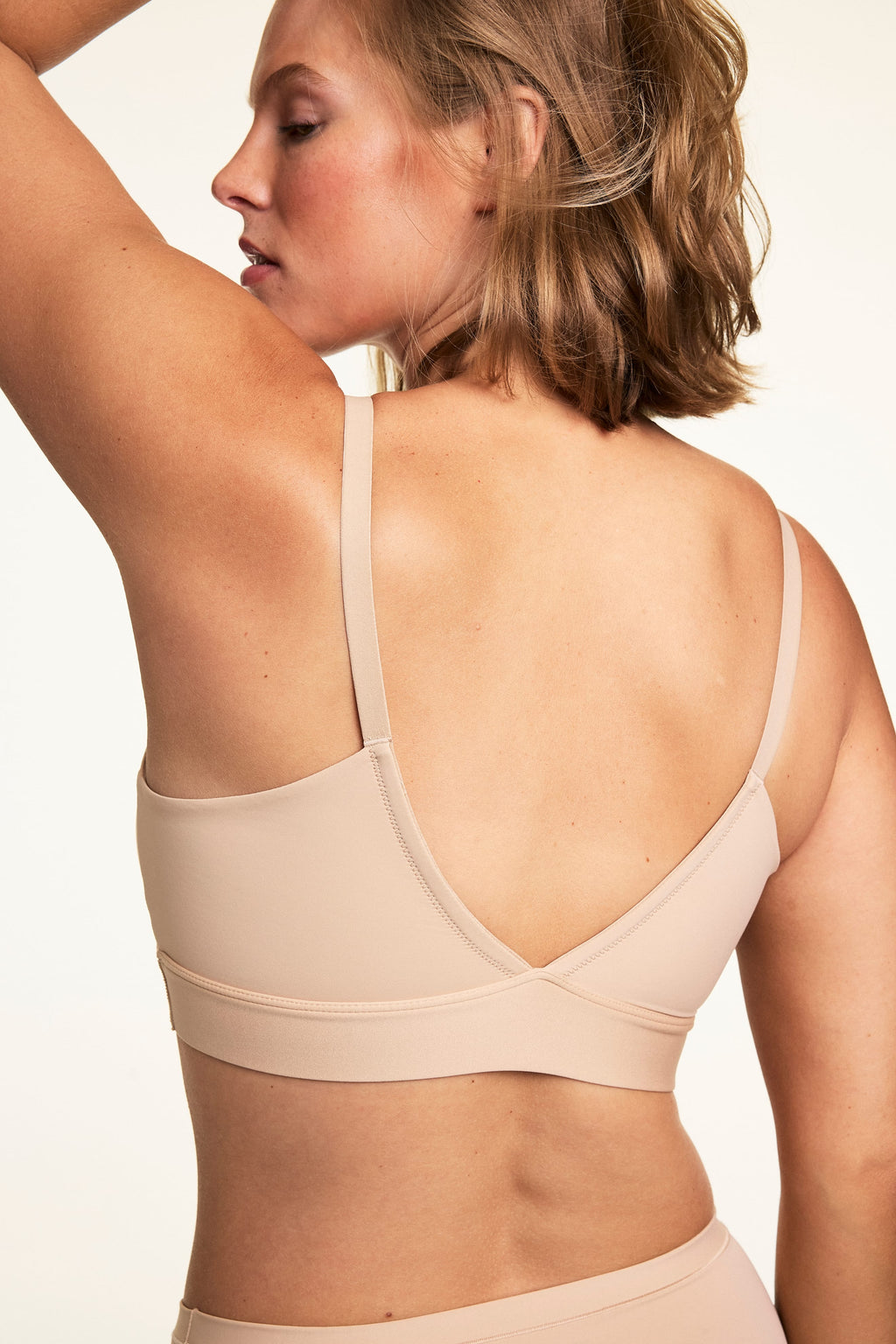 Bliss Triangle Bralette - Beige
