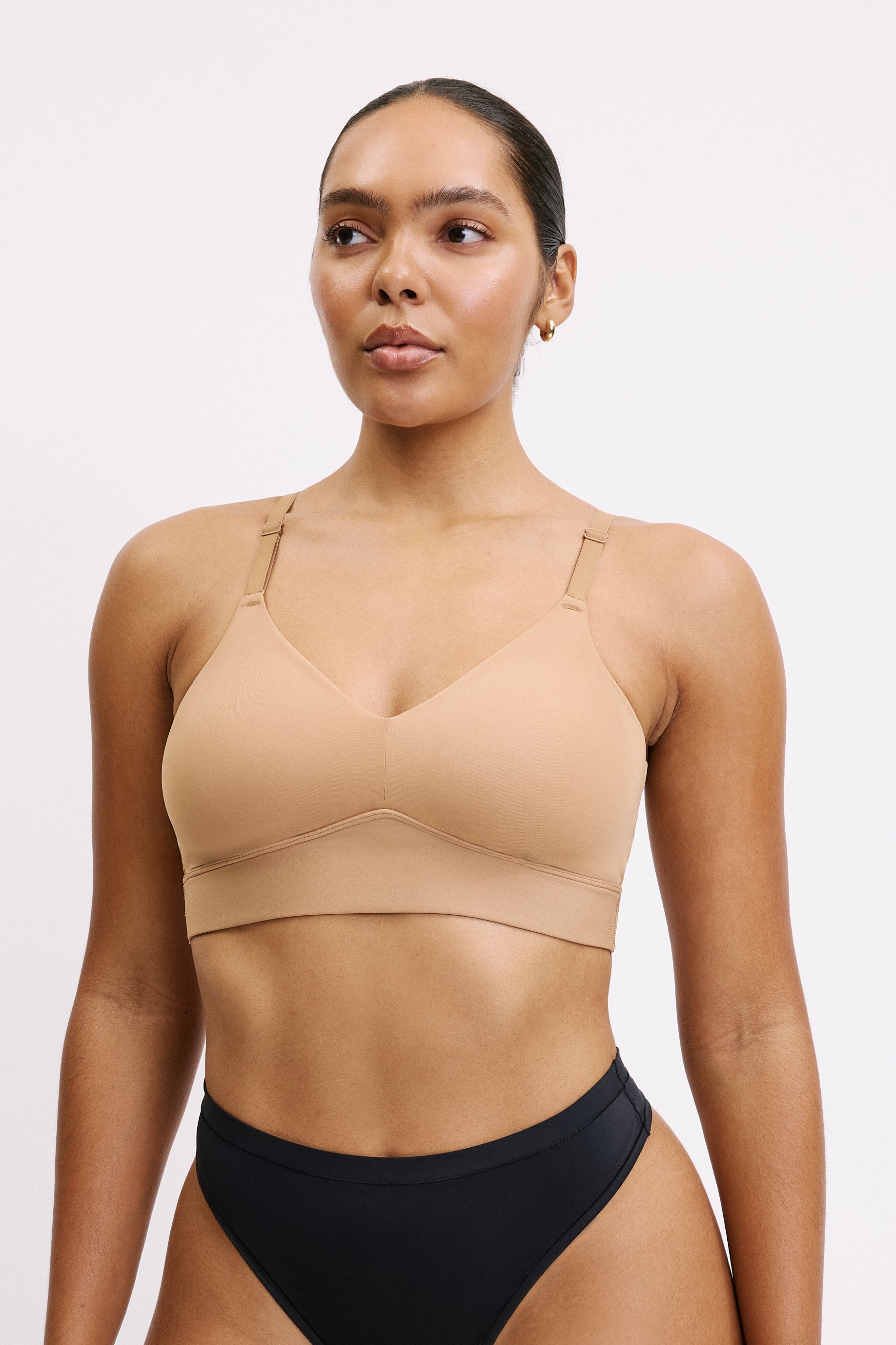 Bliss Triangle Bralette - Tan