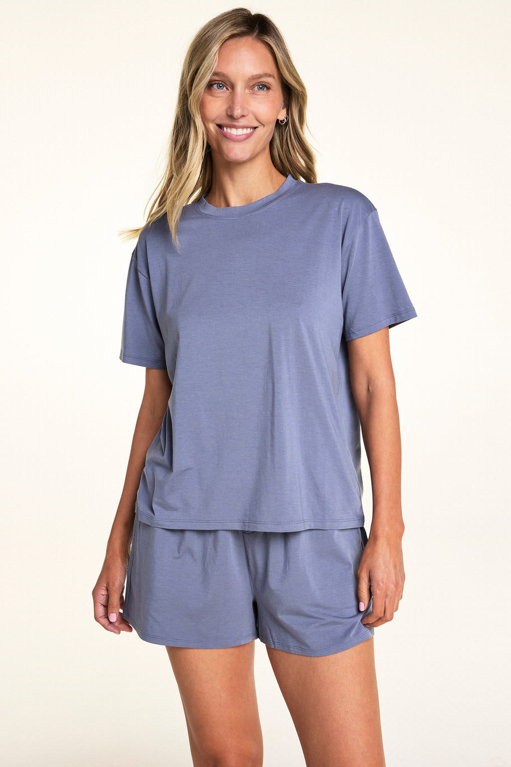 Cloud Cotton Pajama Shorts - Slate