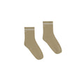 Stay Wilde Quarter Crew Socks - Tarragon