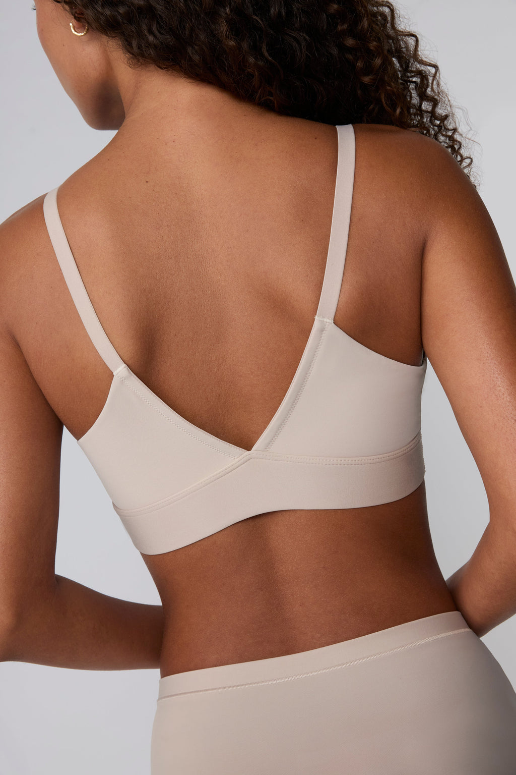 Bliss Triangle Bralette - Pebble