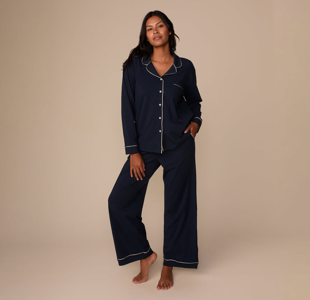 Perfect Pima Long Sleeve Shirt & Pants Set