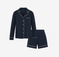 Perfect Pima Long Sleeve Shirt & Shorts Set