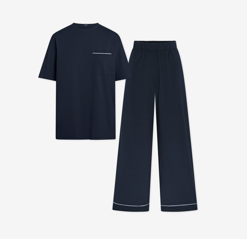 Perfect Pima Pajama Tee & Pants Set