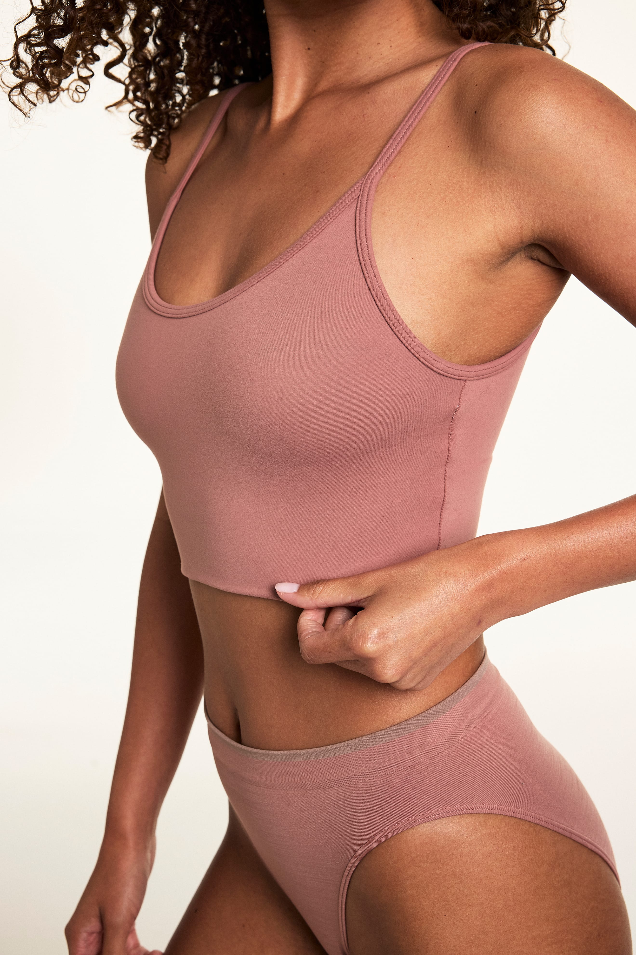 WhippedKnit™ Scoop Bralette - Plum
