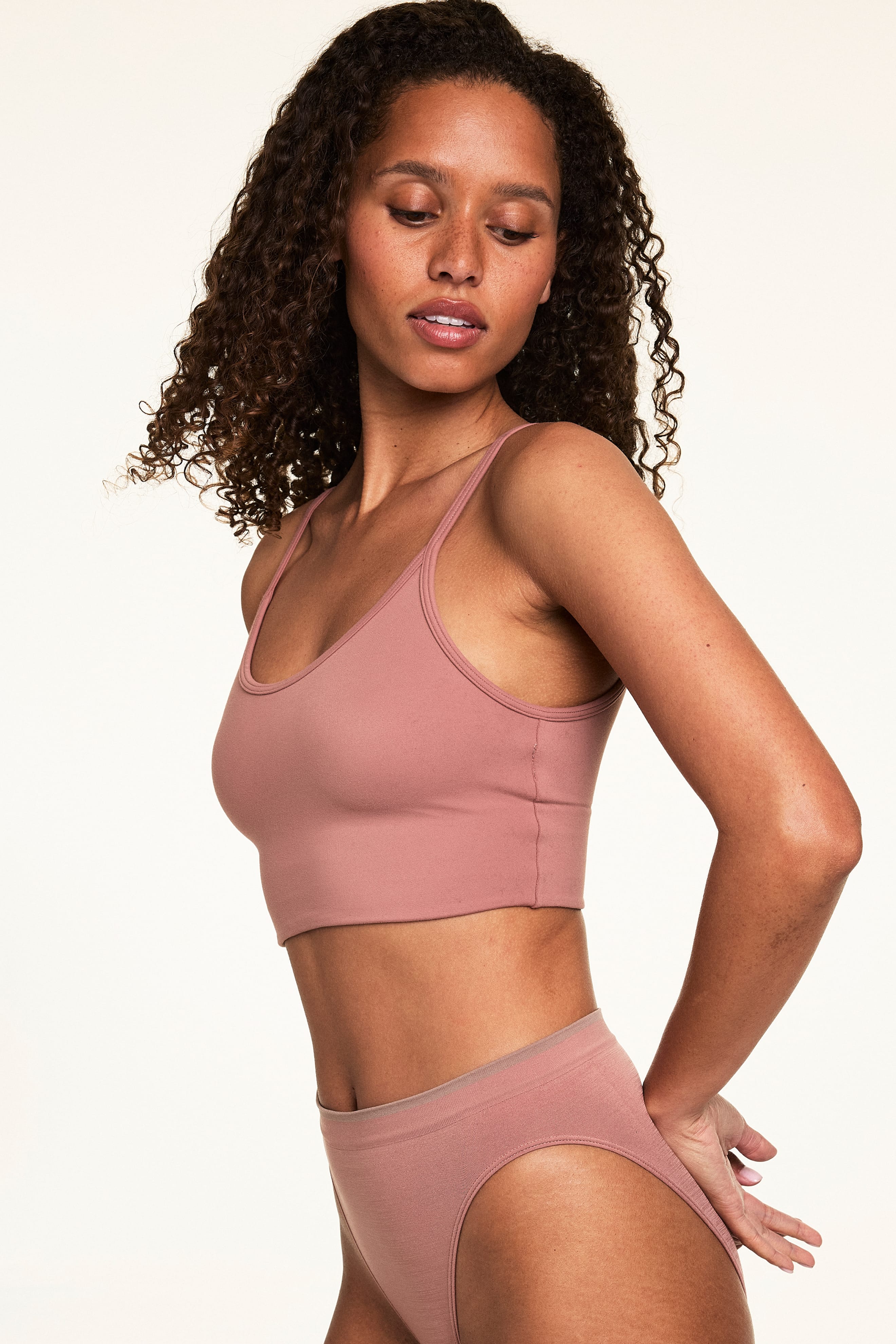 WhippedKnit™ Scoop Bralette - Plum