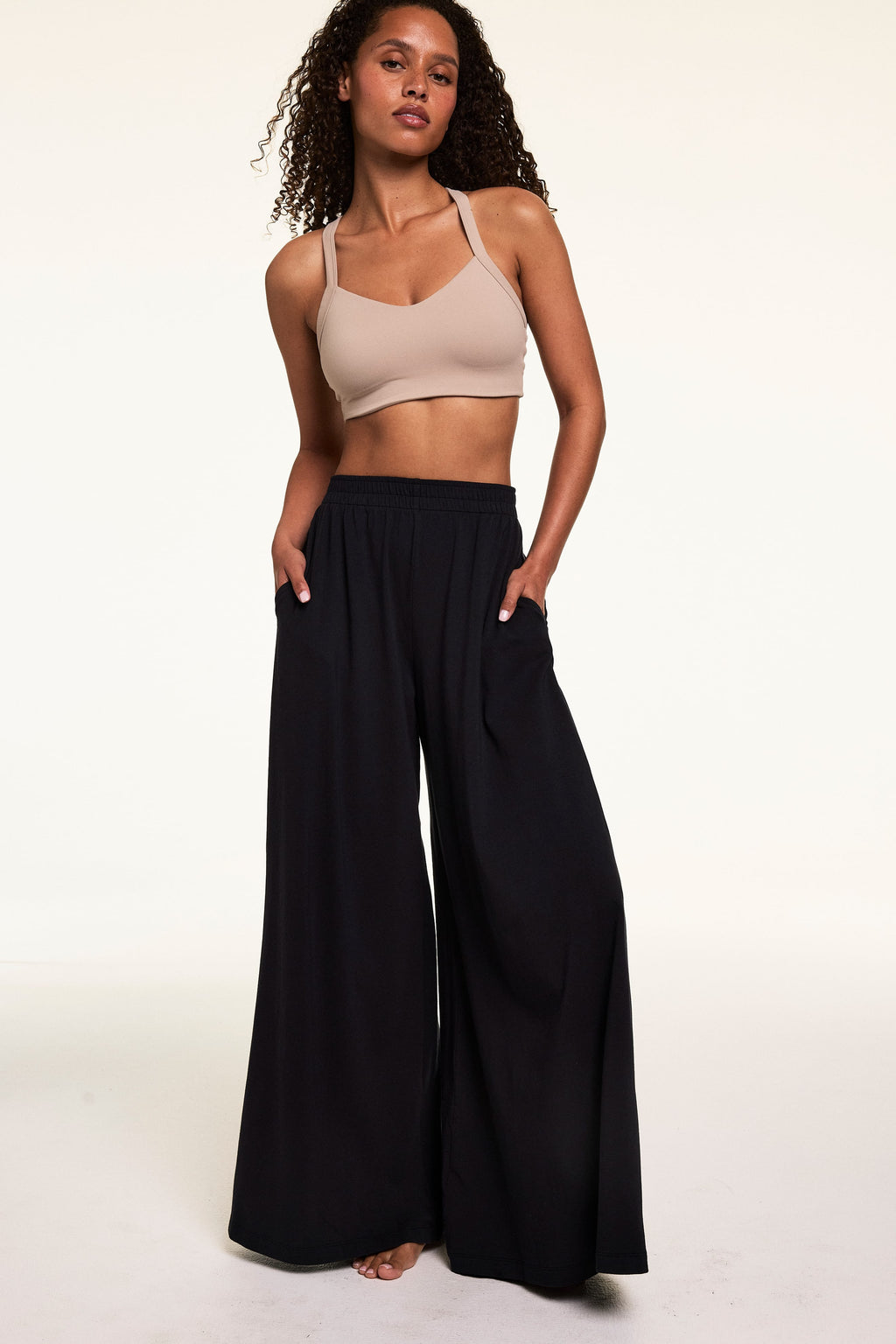 WhippedKnit™ V-Neck Bralette - Mushroom