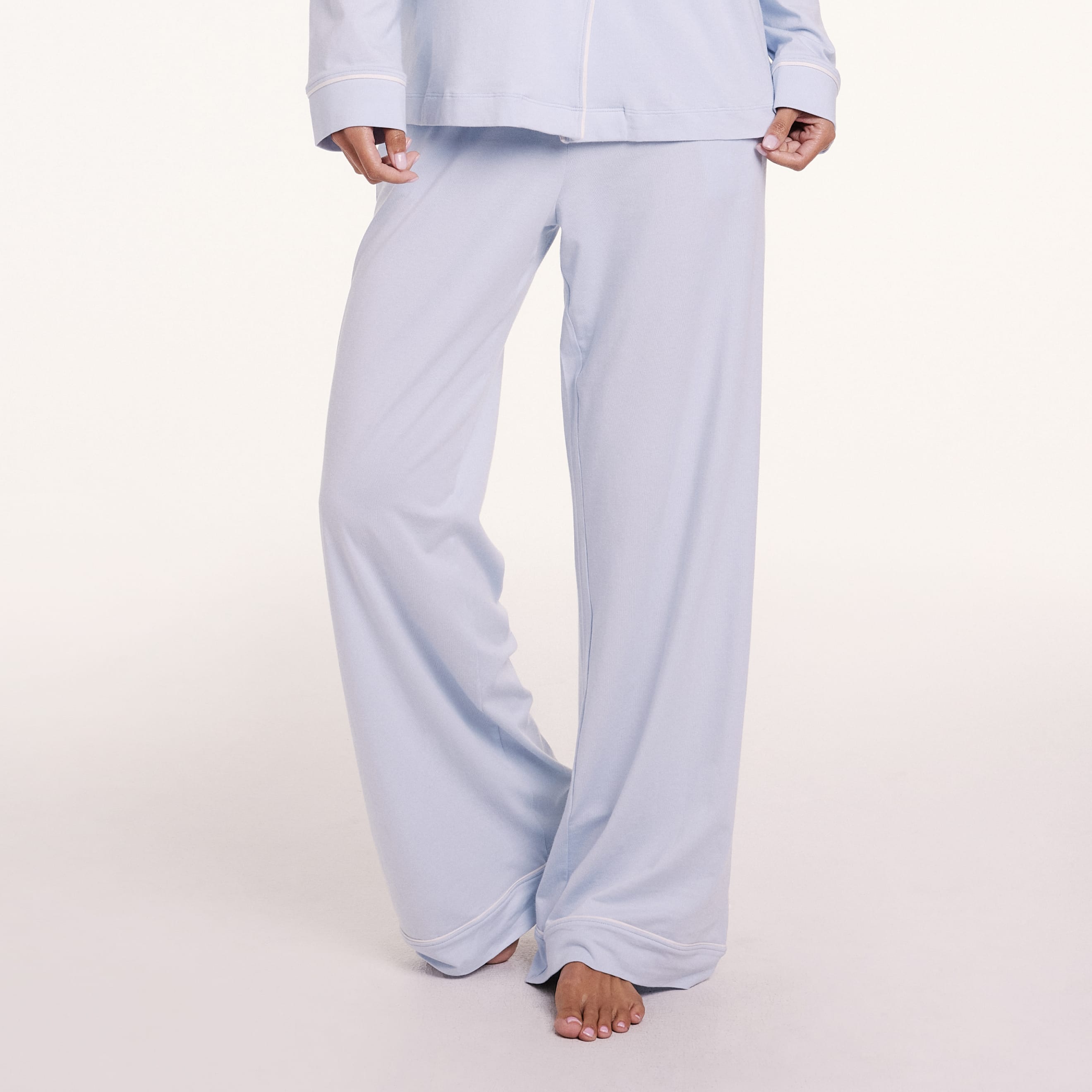 Perfect Pima Pajama Pants - Soft Blue