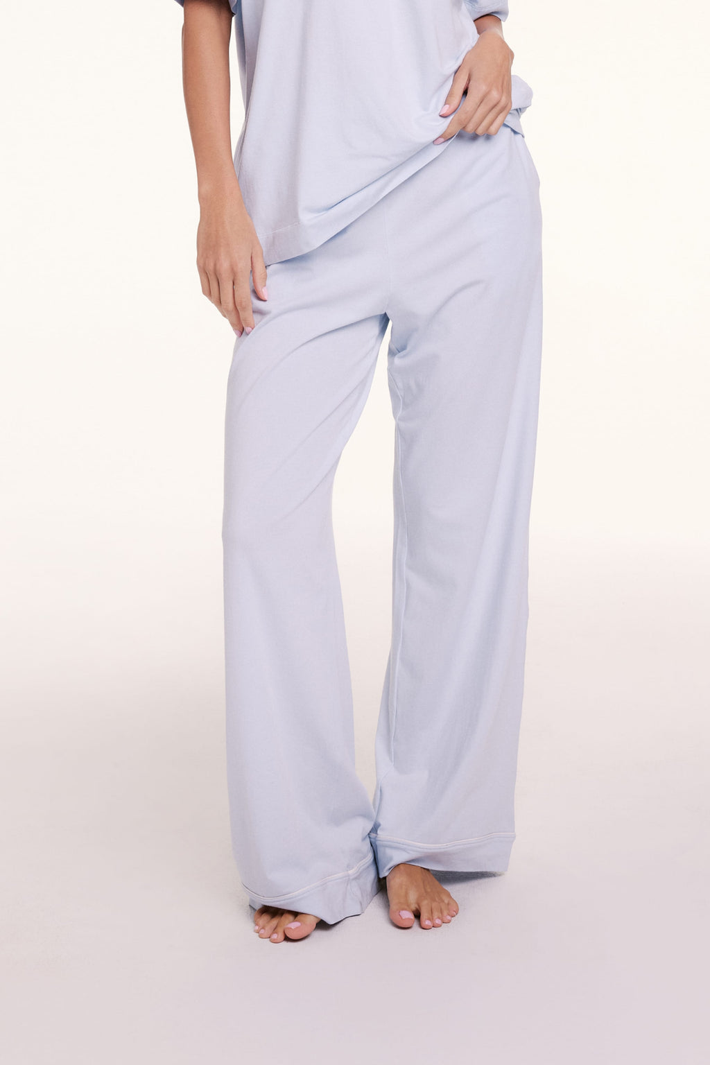 Perfect Pima Pajama Pants - Soft Blue
