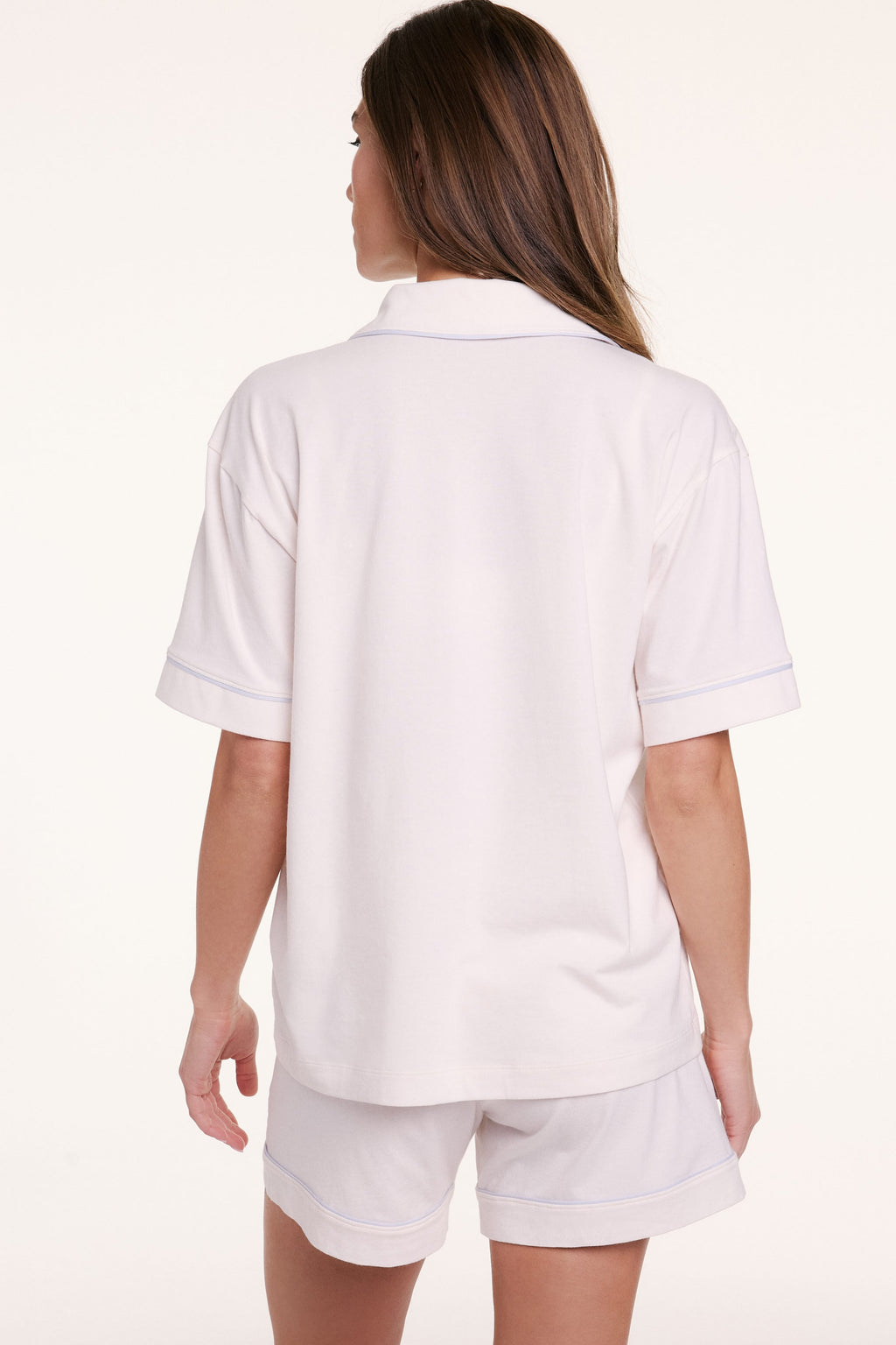 Perfect Pima Pajama Shirt - Ivory