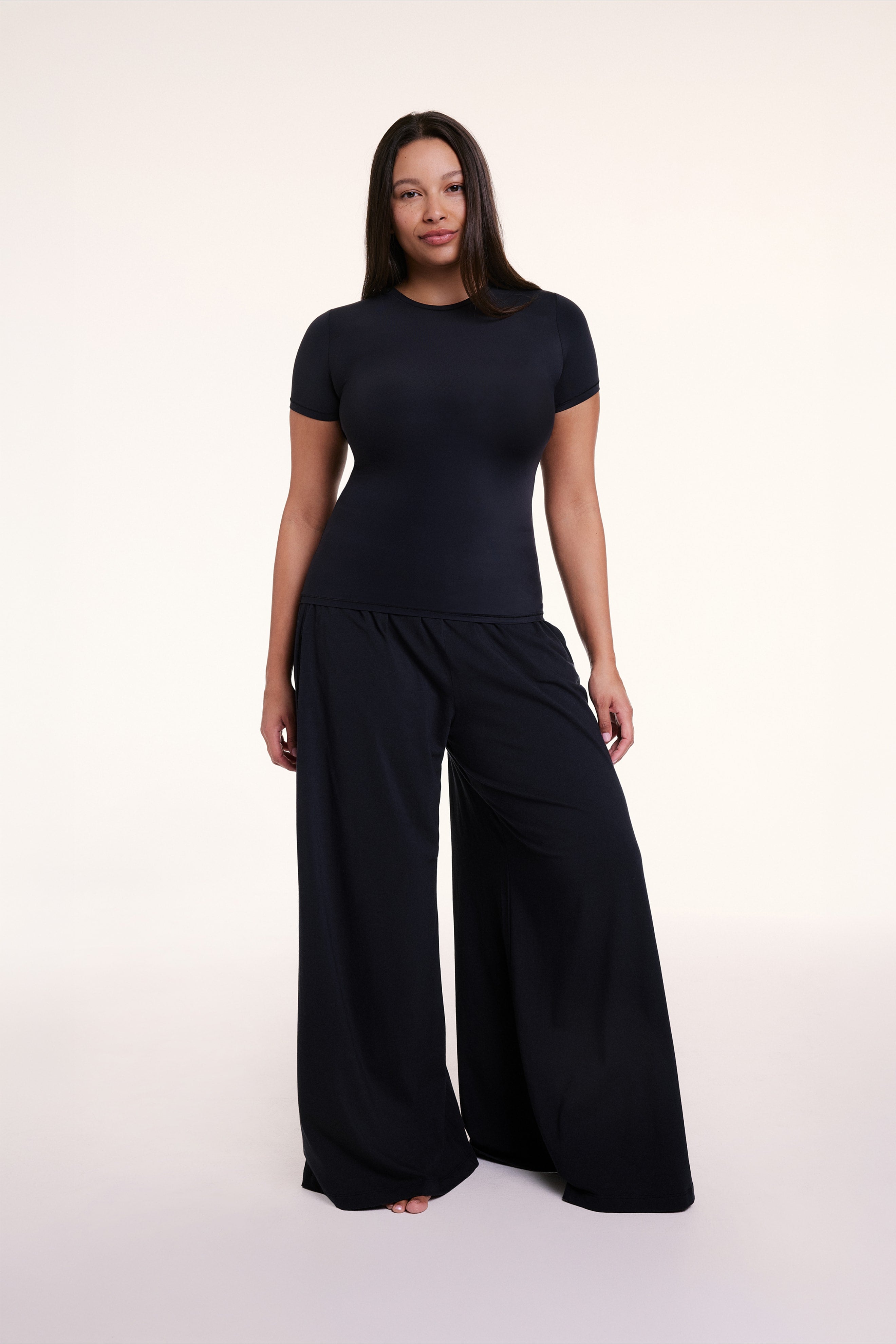 Sunday Pima Palazzo Pant - Black