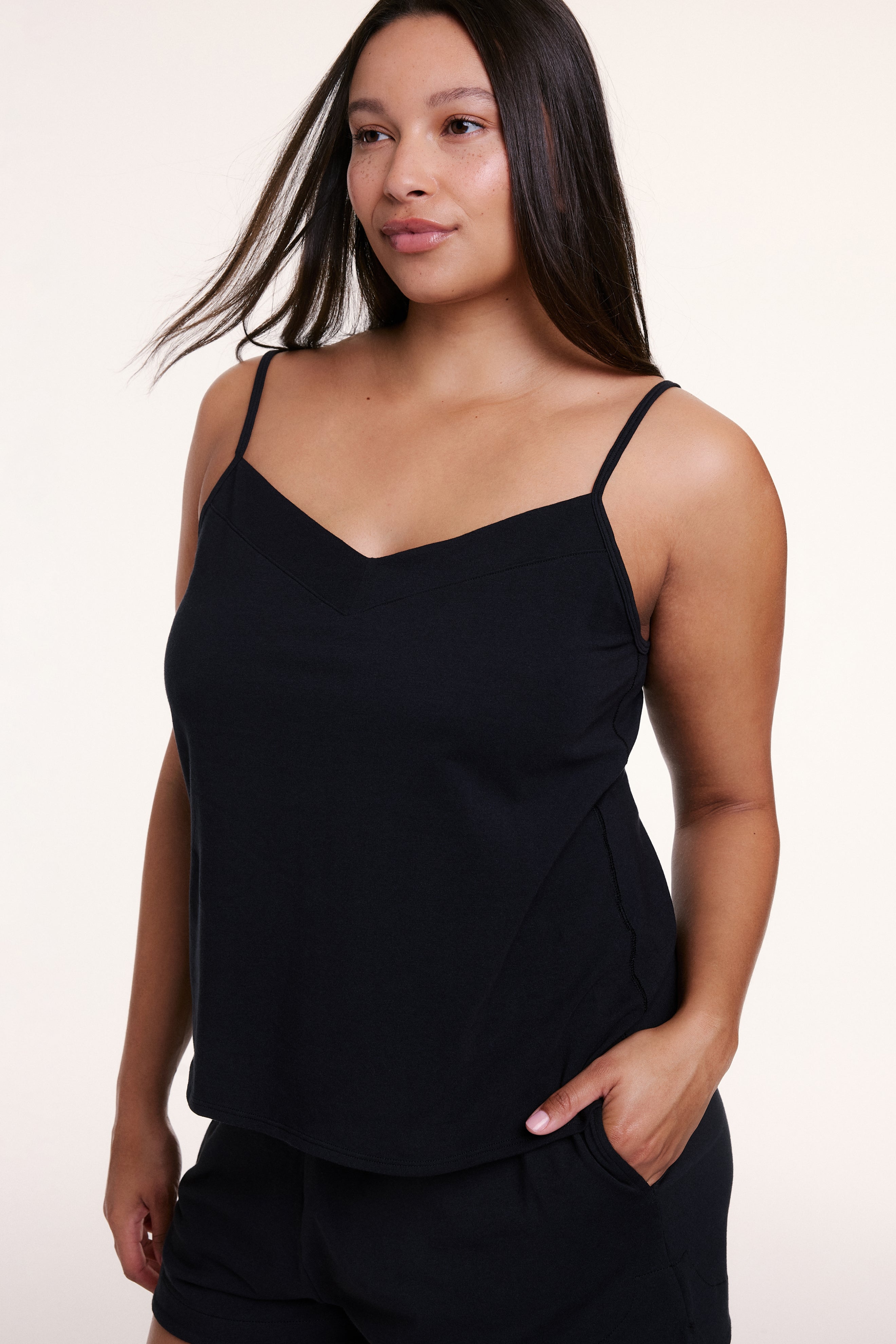 Sunday Pima Cami - Black